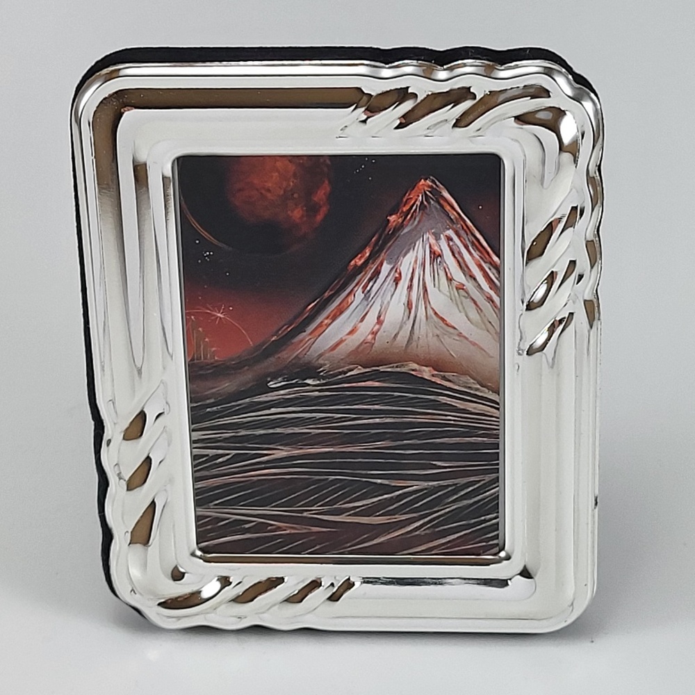 Miniature Glossy "Gold City" Print with Frame by artist Jason Girard